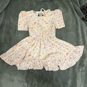 Little Stocking Company moons and stars dress.